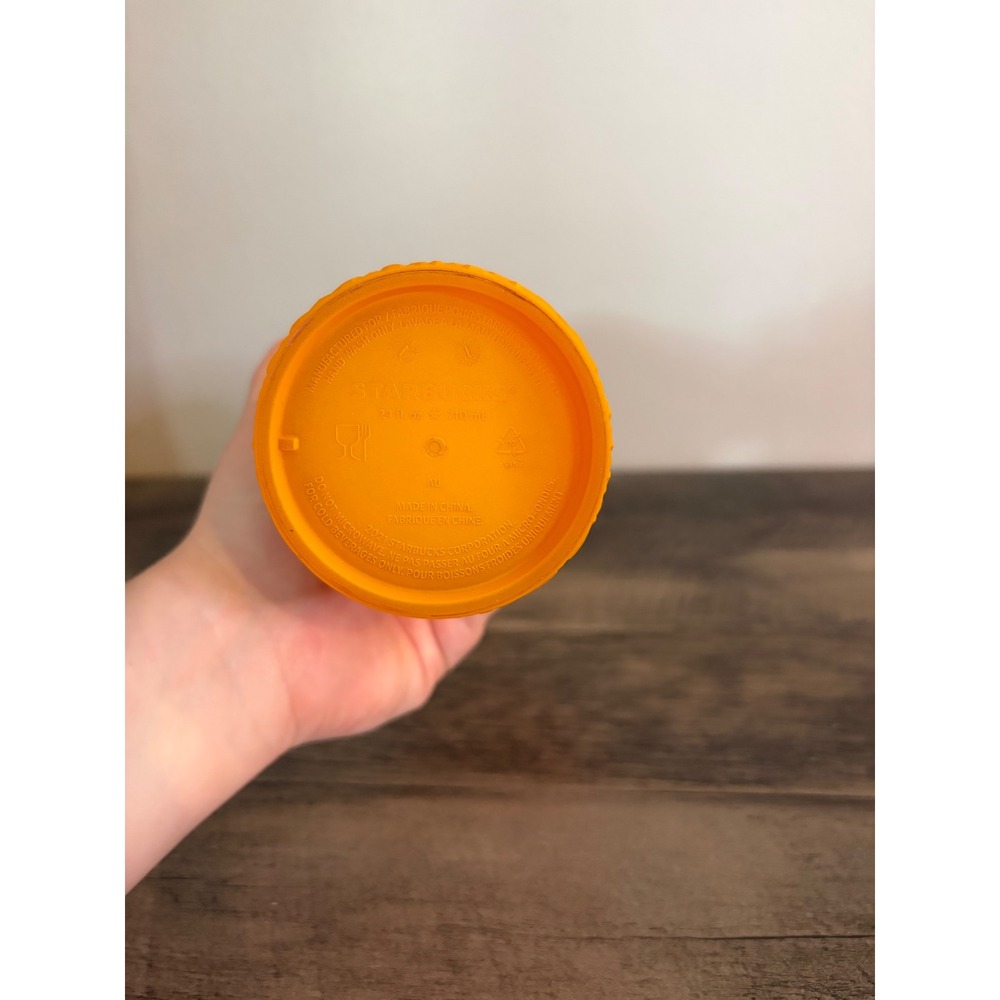 Starbucks Mango Ombre Jeweled Studded Cold Cup in a 24oz Venti 2022 Release - Picture 4 of 6